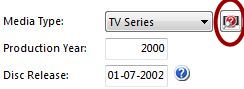 The lookup TV Series button