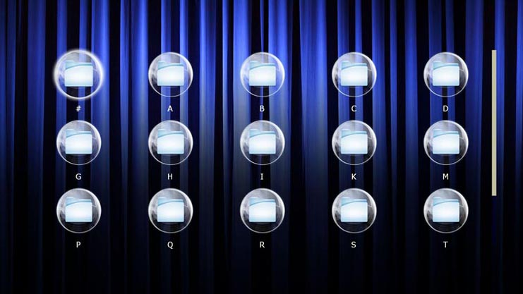 Browse titles alfabetically