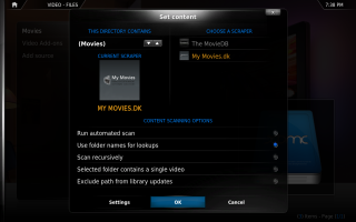 XBMC Configuration 4. Click for full screen.