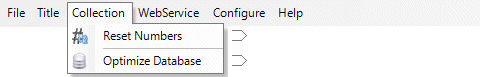 Collection Menu