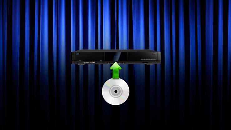 Insert disc prompt of the disc is not on storage