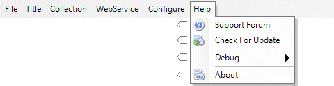 Help Menu