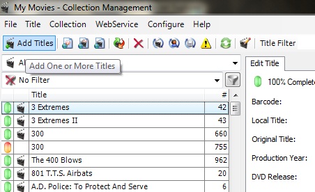Add Titles Option 1