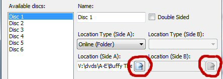 Browse Button Locations