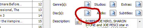 Discs Button Location