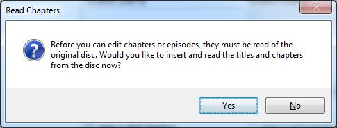 Use the original disc to read the structure of the disc