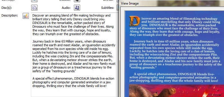 Description Comparison