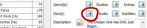 Discs Button Location