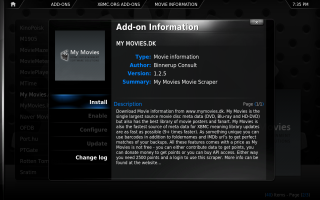 XBMC Configuration 2. Click for full screen.